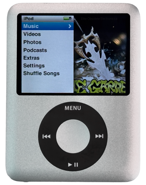 Apple iPod Nano 3rd Generation 4GB 8GB Silver & Black MA978LL/A MA980LL/A A1236 Refurbished 520mah