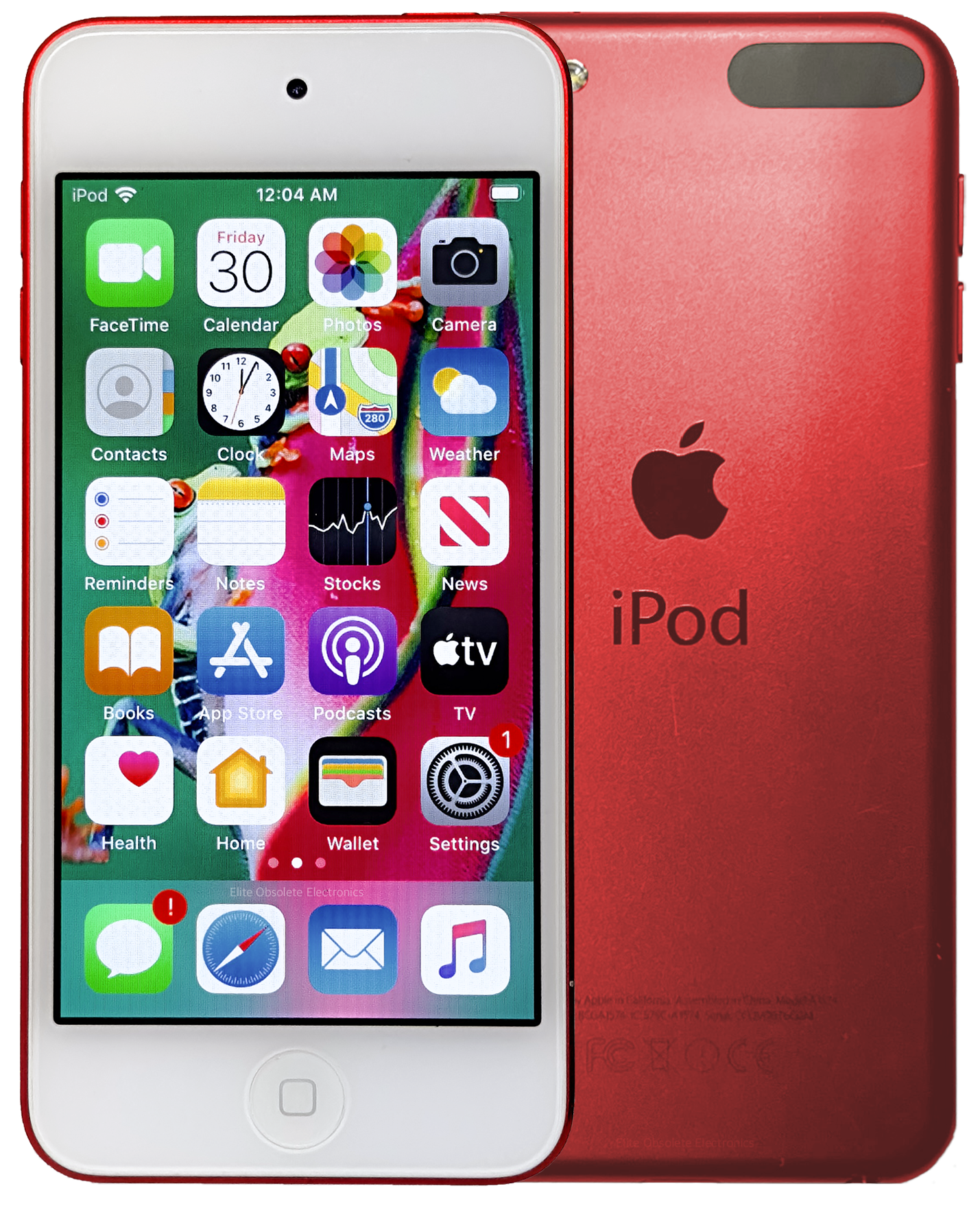 Refurbished Apple iPod Touch 6th Generation Product Red 128GB A1574 MKWW2LL/A