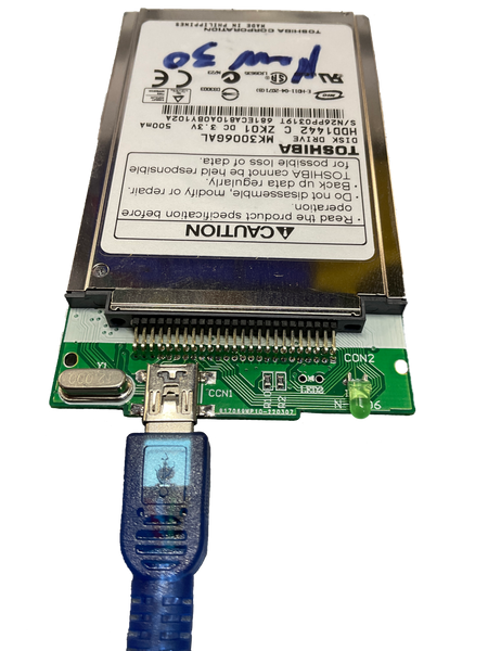 IDE 1.8” Hard Drive HDD to USB 2.0 Type-A & Mini USB Adapter Board
