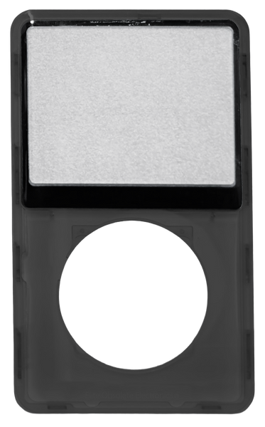 Black Crystal Clear Transparent Faceplate For Apple iPod Classic 6th 7th Generation A1238 Plastic