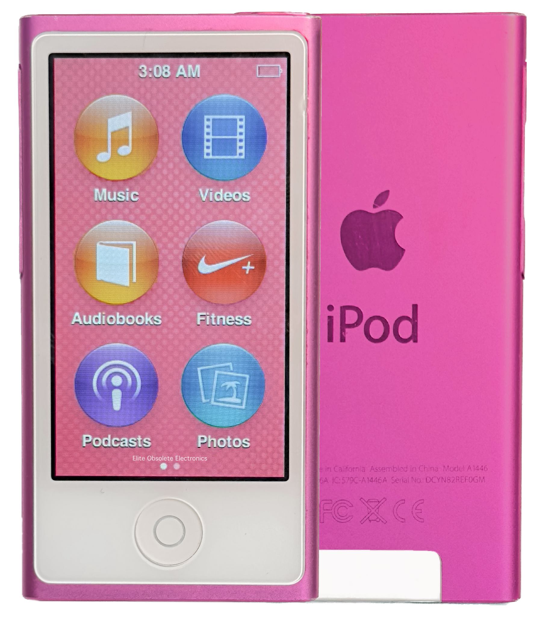 Refurbished Apple iPod Nano 7th Generation 16GB Hot Pink MKMV2LL/A Refurbished Apple iPod Nano 7th Generation 16GB Hot Pink MKMV2LL/A
