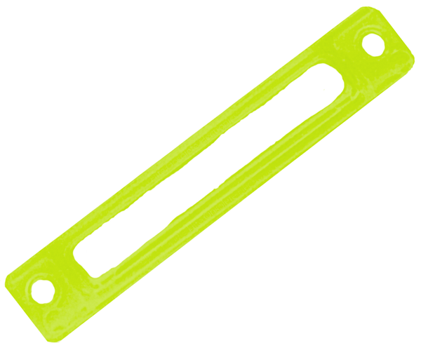 New Atomic Neon Highlighter Yellow Transparent Clear Plastic Dock Bezel for Apple iPod Video 5th 5.5 & iPod Classic 6th 7th A1136 A1238