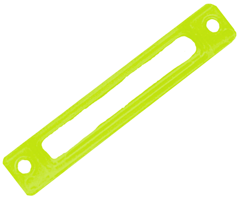 New Atomic Neon Highlighter Yellow Transparent Clear Plastic Dock Bezel for Apple iPod Video 5th 5.5 & iPod Classic 6th 7th A1136 A1238