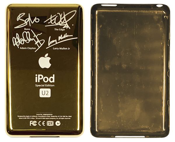 Thick Gold U2 Special Edition Backplate for Apple iPod Video 5th 5.5 & iPod Classic 6th 7th A1136 A1238