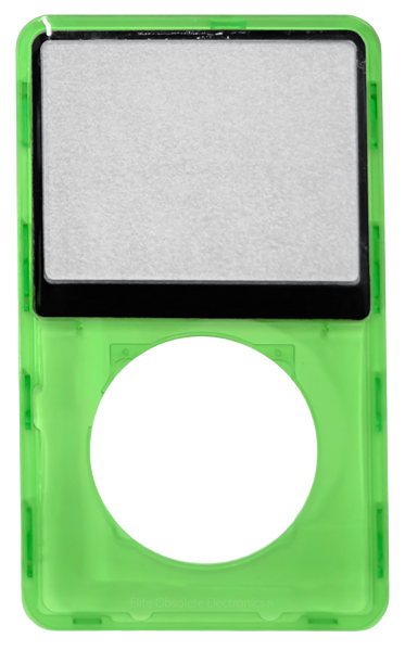 Green Crystal Clear Transparent Faceplate For Apple iPod Classic 6th 7th Generation A1238 Plastic