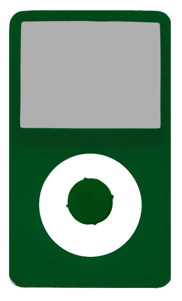 Dark Green Faceplate For Apple iPod Video 5th & 5.5 Generation Plastic A1136