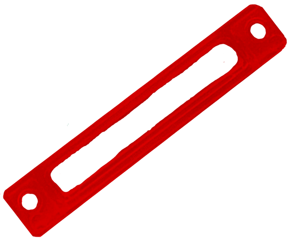 Solid Red Dock Plastic Bezel for Apple iPod Video 5th 5.5 & Classic 6th 7th Thick & Thin A1136 A1238