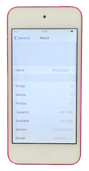 Rare iOS 8.4 & 9.3.5 Apple iPod Touch 6th Generation 16GB 32GB 64GB Hot Pink A1574 Open Box
