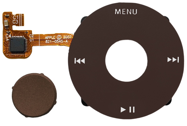 Brown Click Wheel Flex for Apple iPod Classic 6th 7th Generation A1238