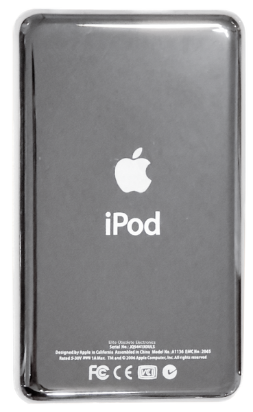 New Apple iPod Video Classic 5th & 5.5 Enhanced Black / Polychrome / Black (Silver)