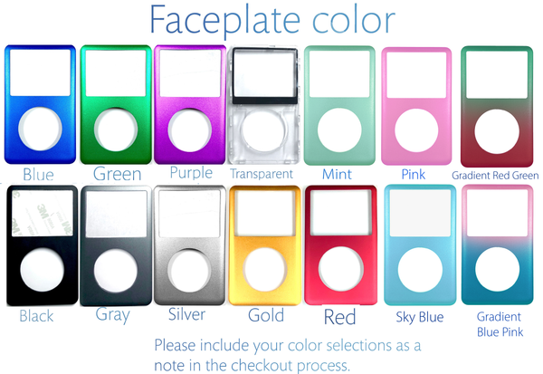 New Create Your Own iPod Classic 6th 7th Generation Tarkan iFlash SD Card 650mah 2000mah 3000mah A1238