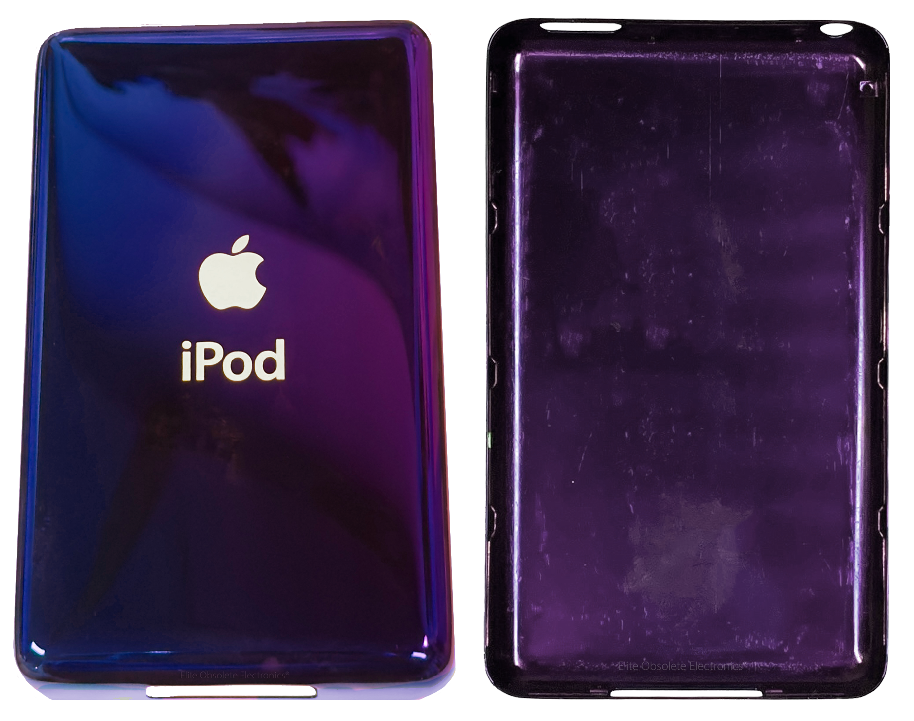 Thick Ultraviolet Purple Blue Backplate for Apple iPod Video 5th 5.5 & iPod Classic 6th 7th A1136 A1238