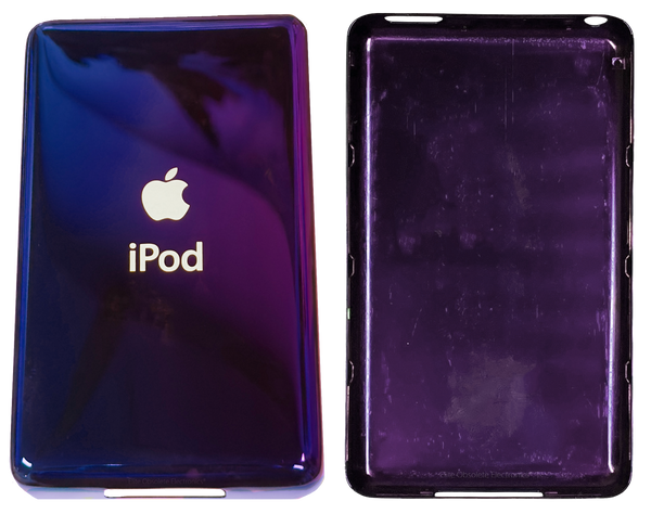 Thick Ultraviolet Purple Blue Backplate for Apple iPod Video 5th 5.5 & iPod Classic 6th 7th A1136 A1238