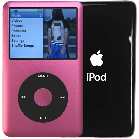New Apple iPod Classic 6th & 7th Generation Pink / Black / Pink (Black)