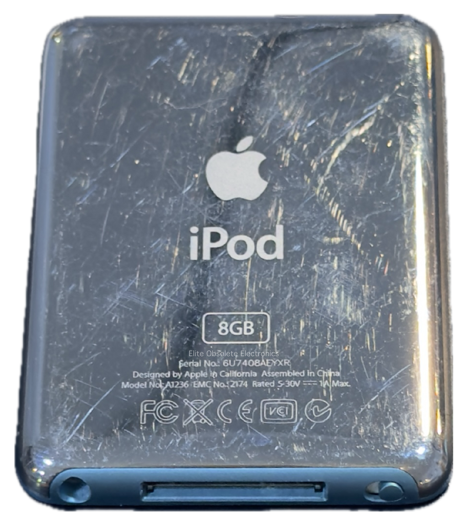 Apple iPod Nano 3rd Generation Light Blue 4GB 8GB A1236 MB249LL/A Apple iPod Nano 3rd Generation Light Blue 4GB 8GB A1236 MB249LL/A