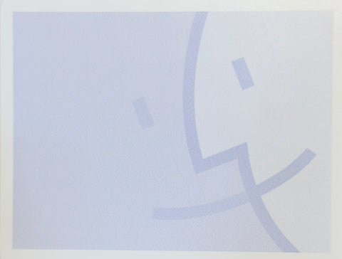 Retro Finder Mac OS 9 Wallpaper Sticker (3” x 4”)