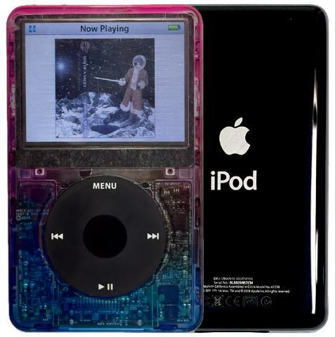 New Apple iPod Video Classic 5th & 5.5 Enhanced Atomic Nebula / Black / Black (Black)