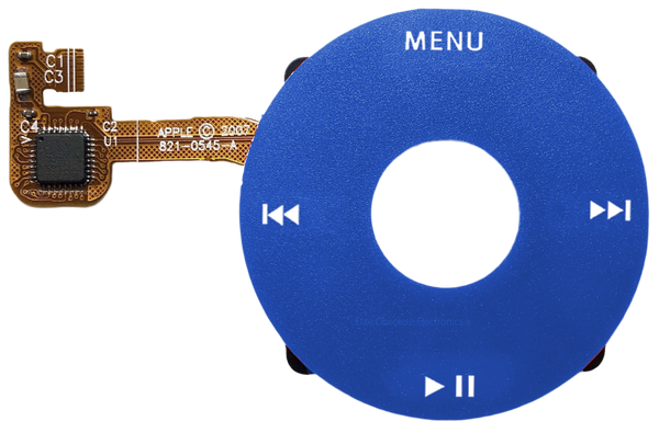 Blue Click Wheel Flex for Apple iPod Classic 6th 7th Generation A1238