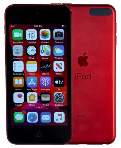 Rare iOS 13.7.0 Refurbished Apple iPod Touch 7th Generation Product Red & Black 32GB MVHX2LL/A