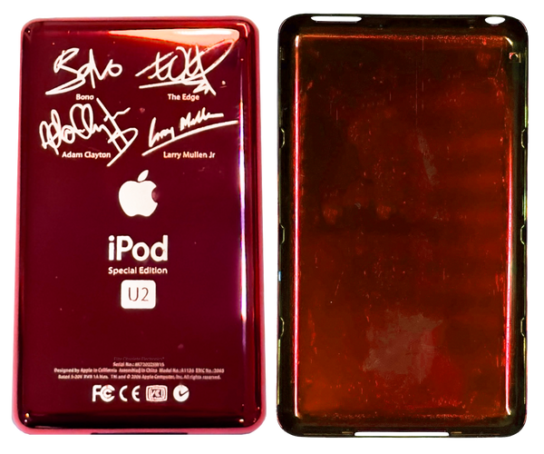 Thick Sangria Red U2 Special Edition Backplate for Apple iPod Classic 6th 7th & iPod Video 5th 5.5 Enhanced