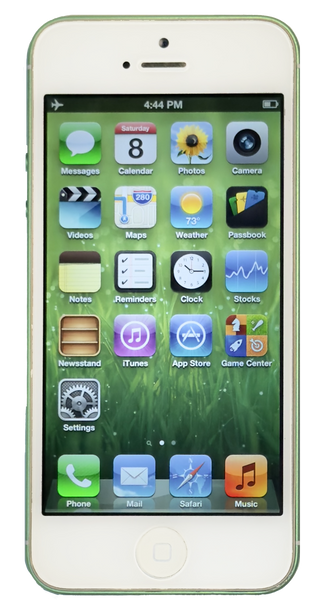 Refurbished Apple iPhone 5 16GB Green & White Custom Rare iOS 6.1.4 New Battery