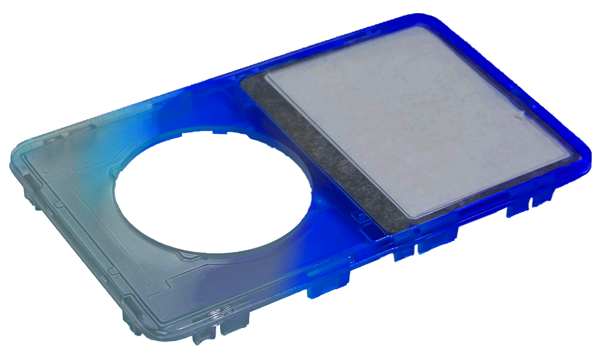 Atomic Blue Dream Transparent Clear Faceplate For Apple iPod Video