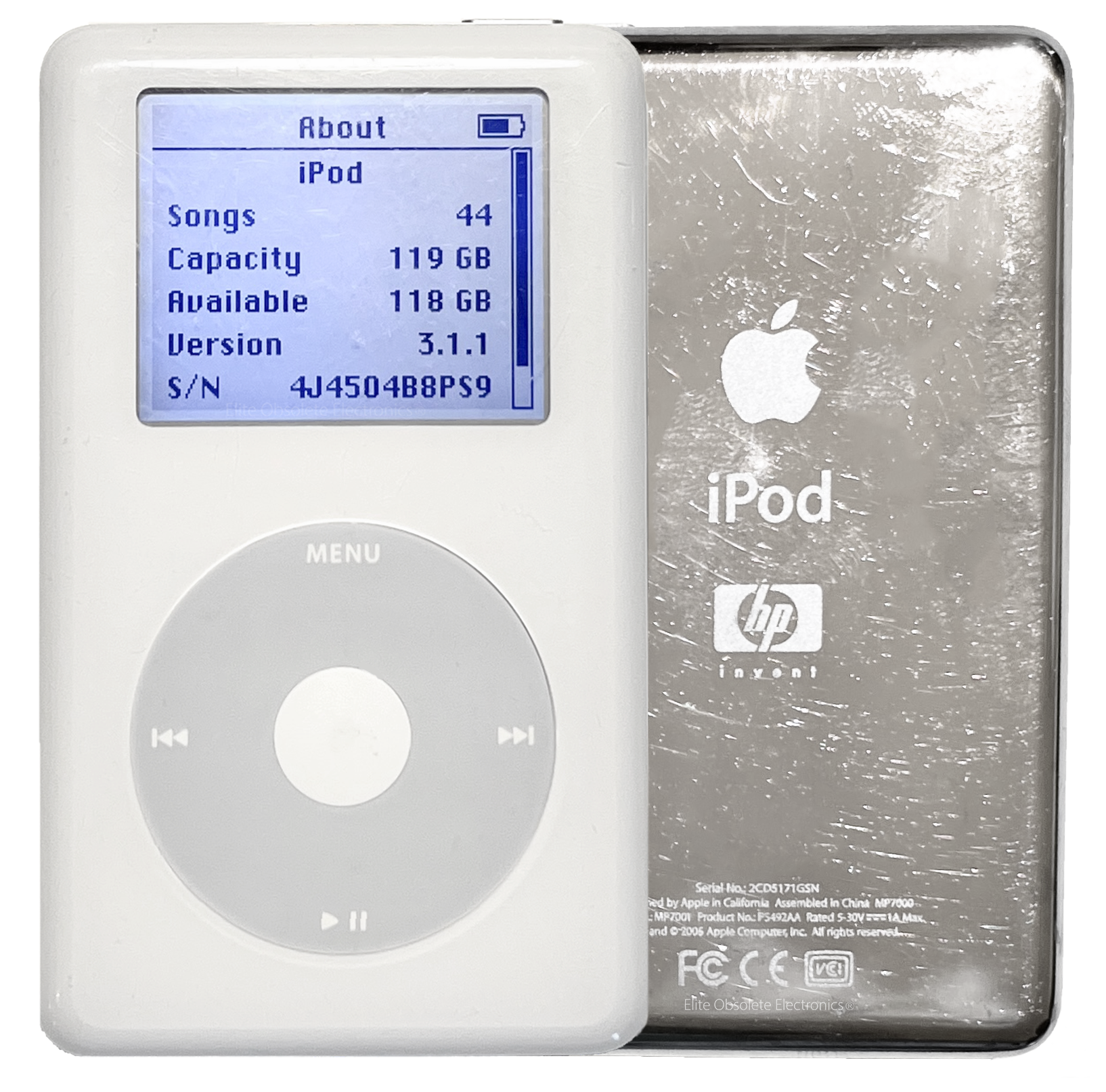 初代 ipod Apple iPod Classic 1/2/3/4th Generation White New battery Good Lot