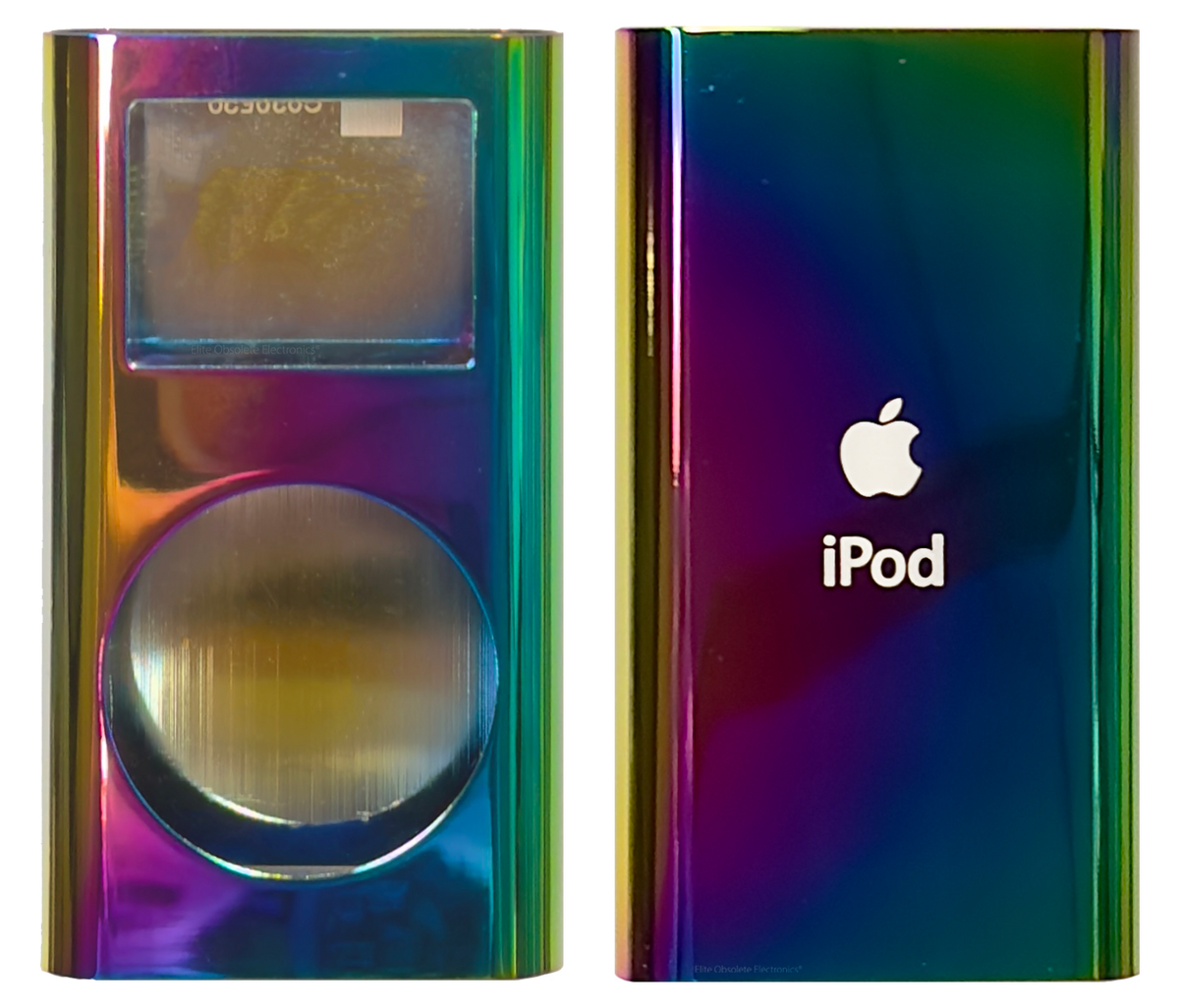 New Rainbow Reflective Chrome Housing Shell for Apple iPod Mini 1st ...