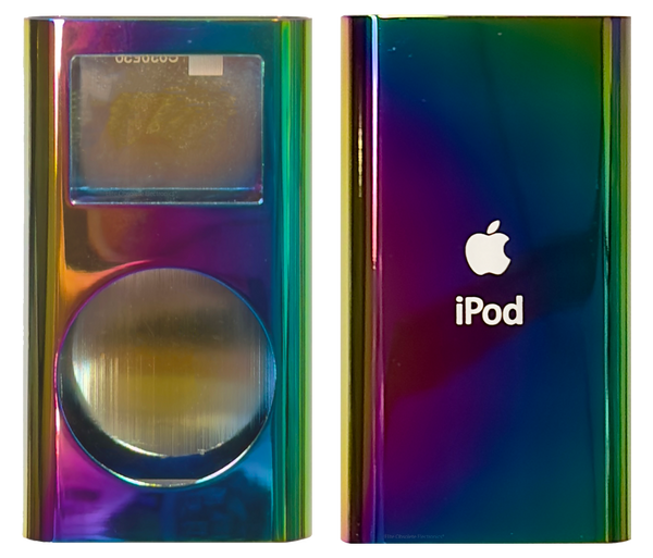New Rainbow Reflective Chrome Housing Shell for Apple iPod Mini 1st & 2nd Generation Universal 4GB 6GB 128GB 256GB A1051