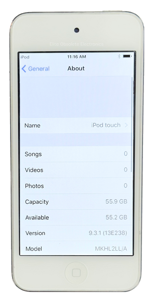 Rare iOS 9 Apple iPod Touch 6th Generation 16GB 64GB Silver A1574 Refurbished New Battery