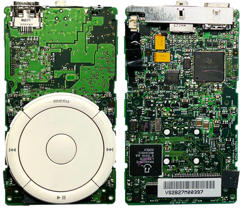 Original Apple 820-1414-A & 820-1350-B Logic Board Motherboard & Click Wheel for iPod Classic 1st Generation 2001 5GB 10GB M8541