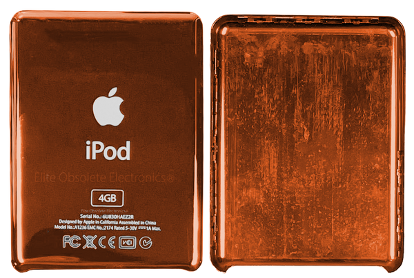 Cosmic Orange Universal Backplate for Apple iPod Nano 3rd Generation A1236