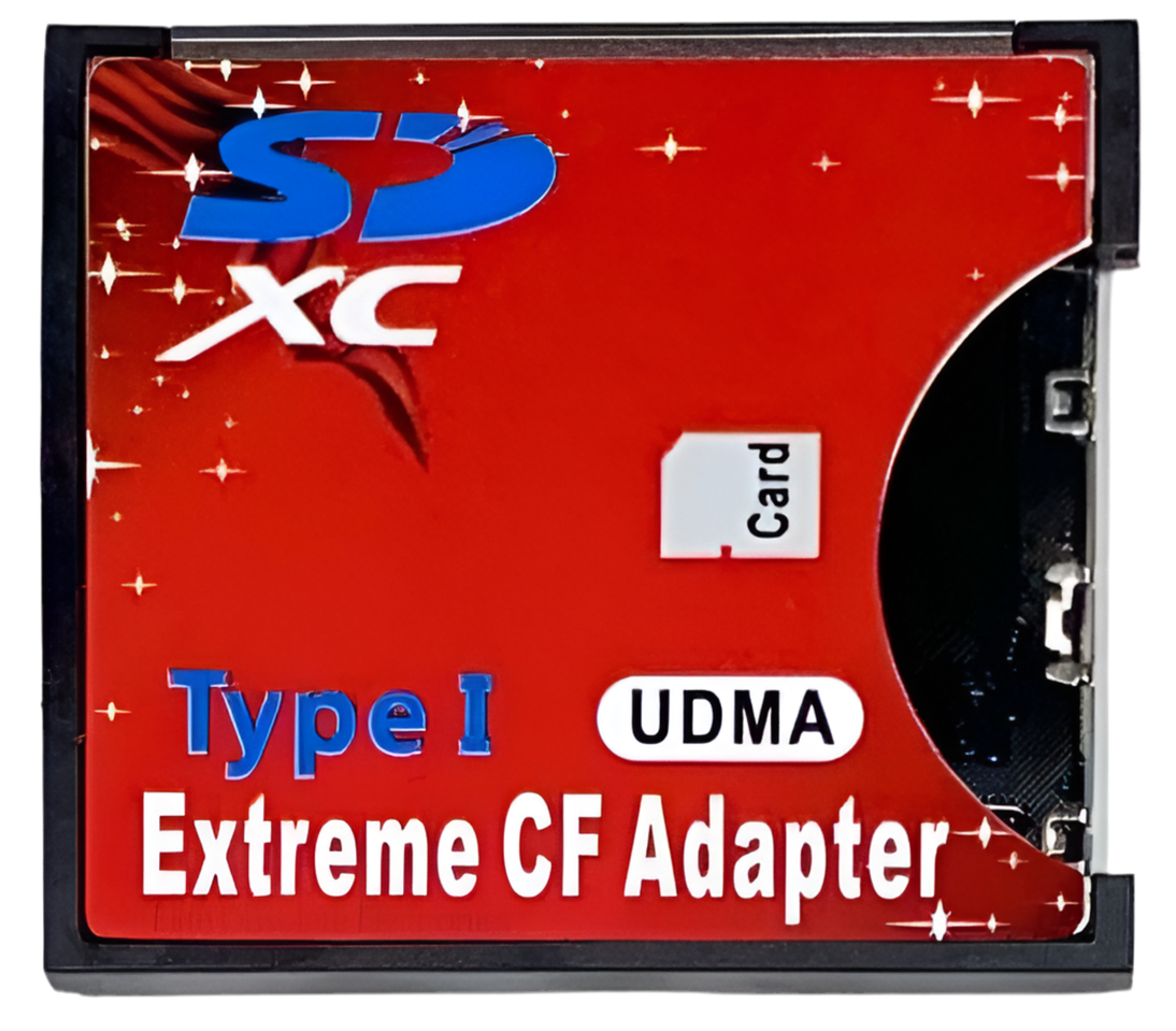 CF to SD Card Compact Flash Adapter SDHC SDXC UDMA Type 1 MicroSD