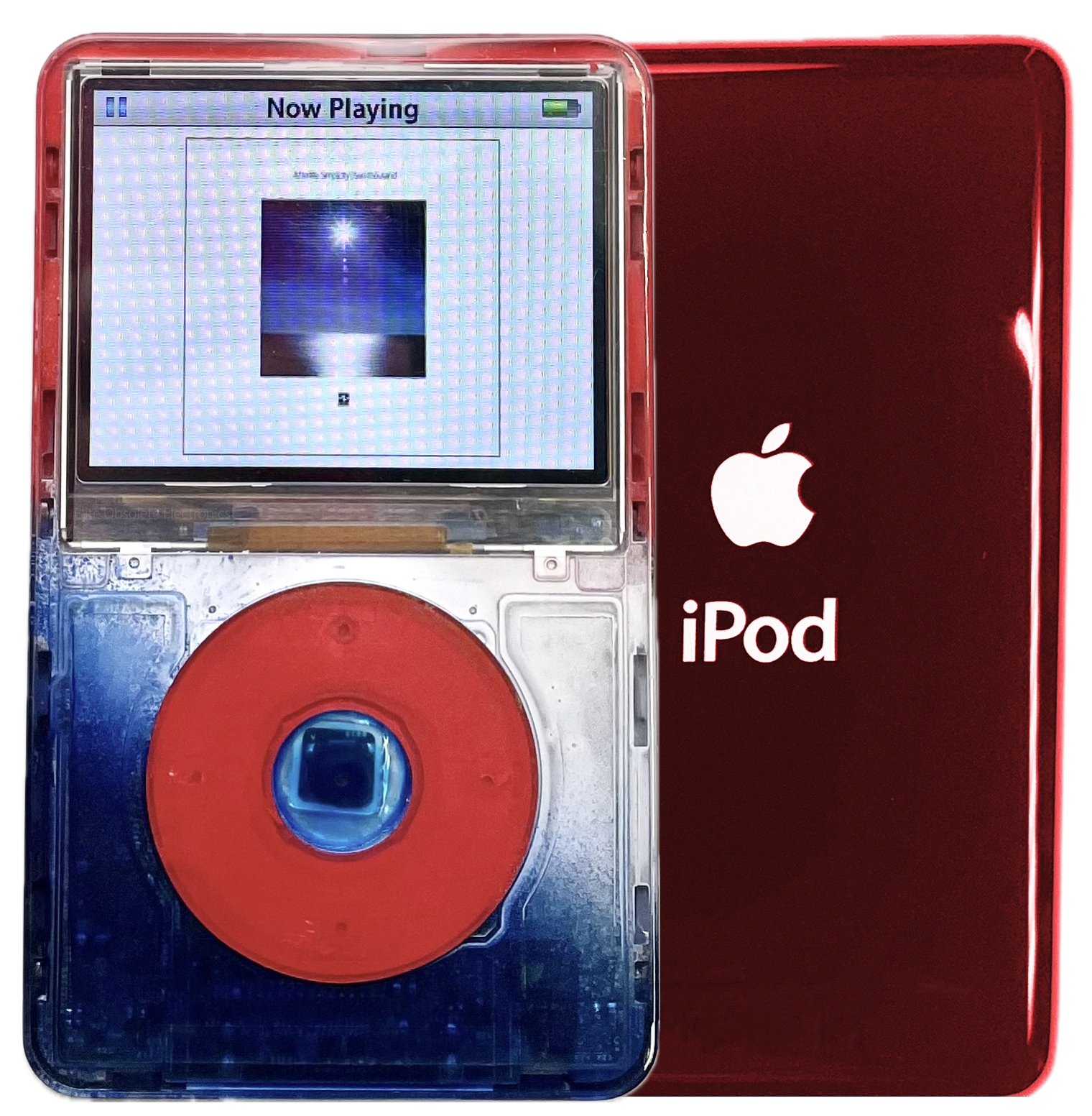 New Apple iPod Video Classic 5th & 5.5 Enhanced Atomic Liberty / Atomic Mica Red / Atomic Ice (Sangria Red)