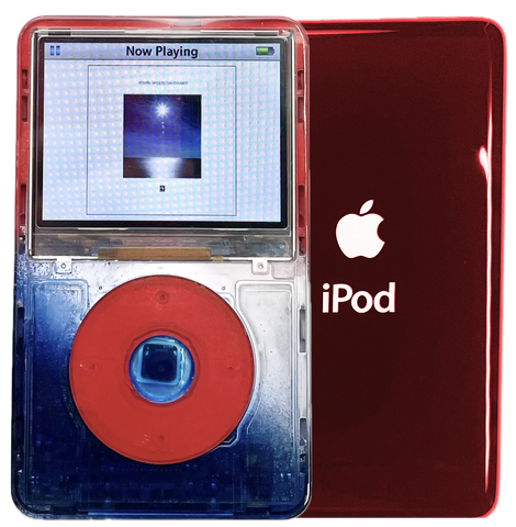New Apple iPod Video Classic 5th & 5.5 Enhanced Atomic Liberty / Atomic Mica Red / Atomic Ice (Sangria Red)