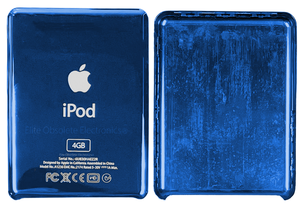Aqua Blue Universal Backplate for Apple iPod Nano 3rd Generation A1236