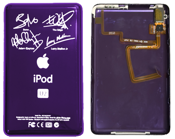 Thin Midnight Purple U2 Special Edition Backplate for Apple iPod Video 5th 5.5 A1136 & iPod Classic 6th 7th A1238
