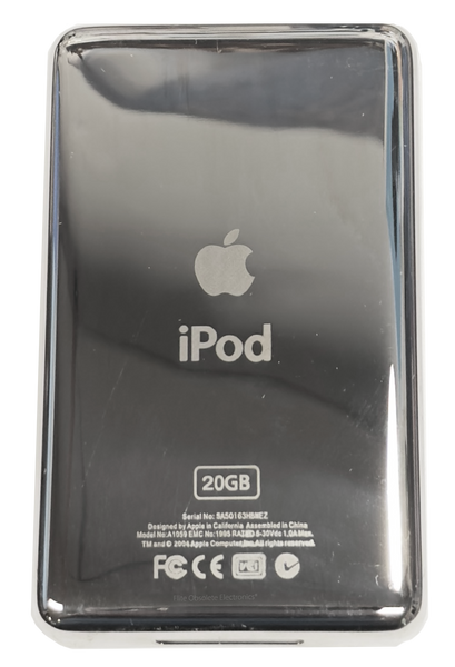 New 20GB Thin Silver Backplate for Apple iPod with Click Wheel 4th Generation Monochrome 2004 A1099