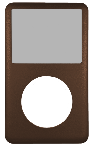 Earth Brown Faceplate For Apple iPod Classic 6th 7th Generation Metal A1238