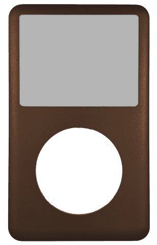 Earth Brown Faceplate For Apple iPod Classic 6th 7th Generation Metal A1238