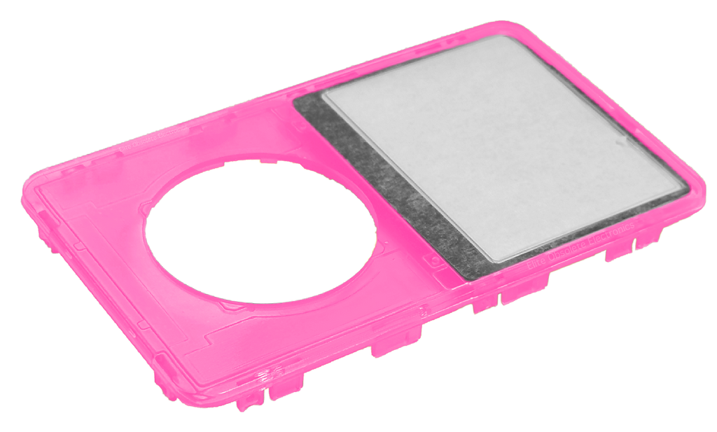 Atomic Bubblegum Pink Transparent Clear Faceplate For Apple iPod