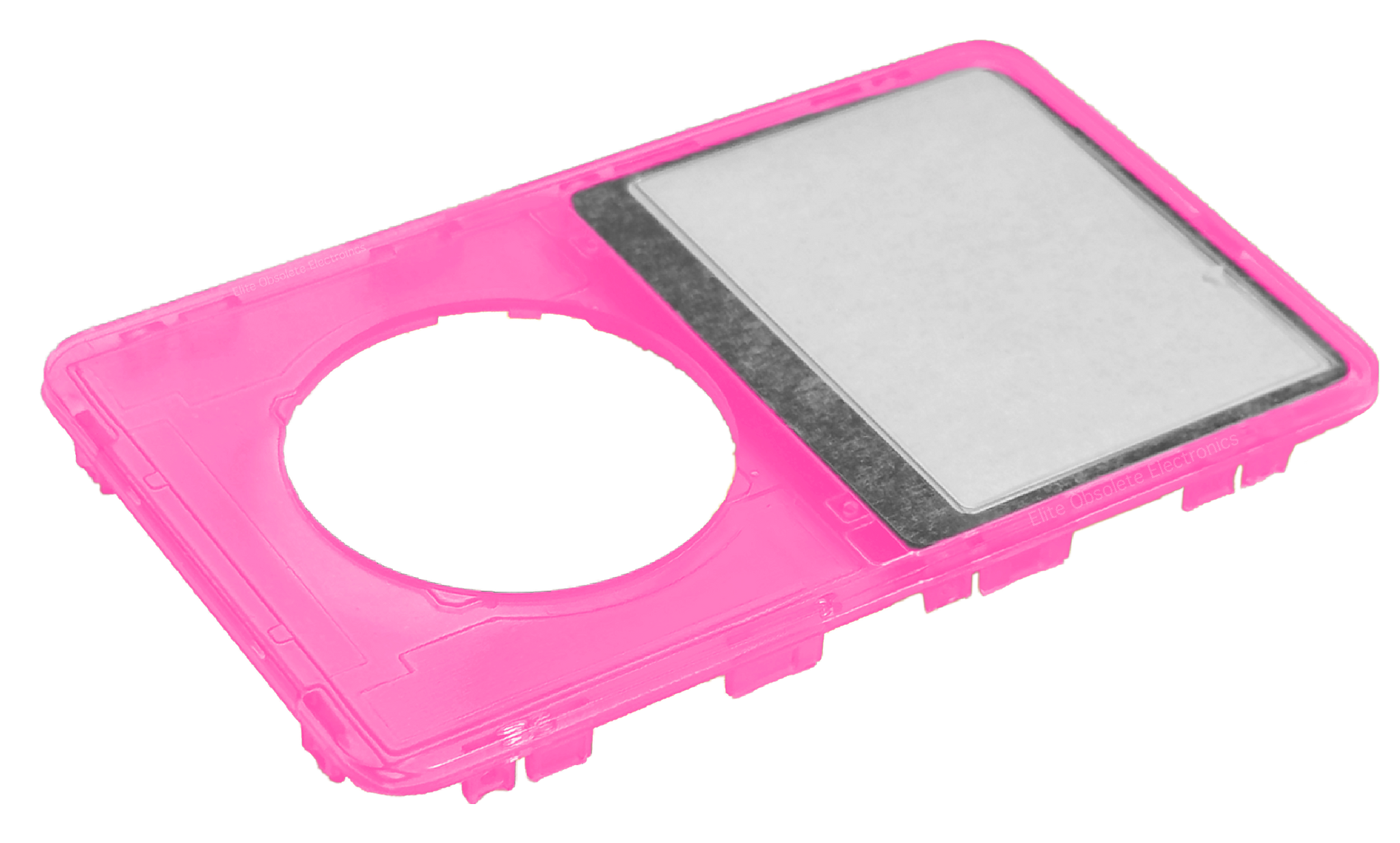 iPod classic 60GB ピンク透明フロントマスク交換　バッテリー元気 Atomic Bubblegum Pink Transparent Clear Faceplate For Apple iPod