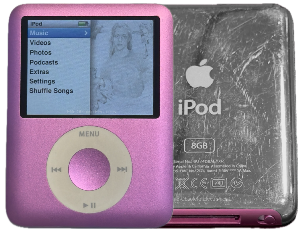 Apple iPod Nano 3rd Generation Pink 4GB 8GB A1236 MB453LL/A Used Apple iPod Nano 3rd Generation Pink 4GB 8GB A1236 MB453LL/A Used
