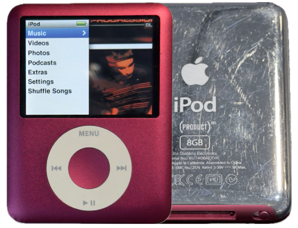 Apple iPod Nano 3rd Generation Product Red 4GB 8GB A1236 MB257LL A Use Elite Obsolete Electronics
