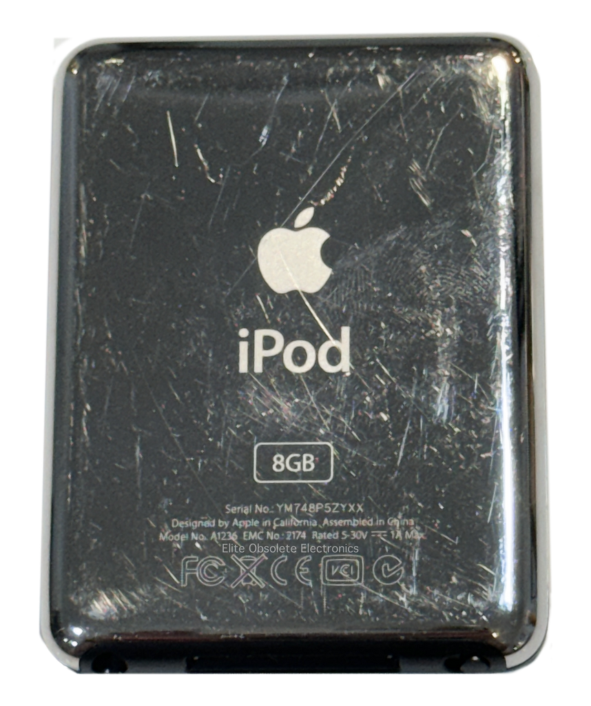 Apple iPod Nano 3rd Generation 4GB 8GB Slate Black A1236 MB261LL/A Apple iPod Nano 3rd Generation 4GB 8GB Slate Black A1236 MB261LL/A