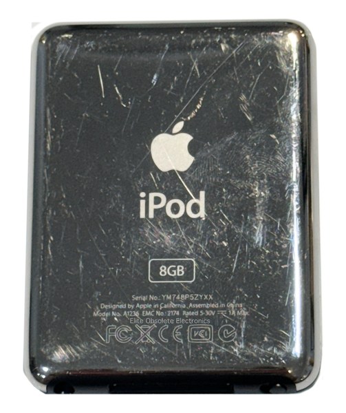 Apple iPod Nano 3rd Generation 8GB Slate Black MB261LL/A Used & Refurbished