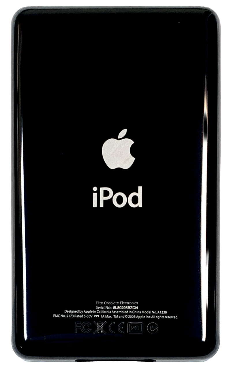 Thin Universal Black Chrome Backplate for Apple iPod Video 5th 5.5