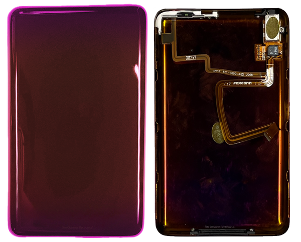 Thin Wild Berry Pink Red Gradient Fully Blank Backplate for Apple iPod Video 5th 5.5 A1136 & iPod Classic 6th 7th A1238