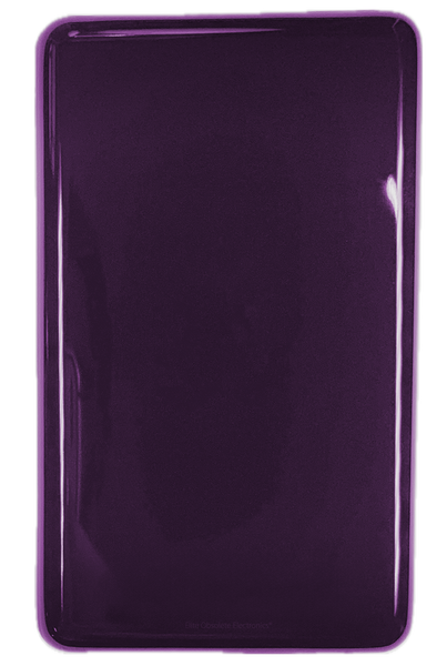 Thin Plum Purple Fully Blank Backplate for Apple iPod Video 5th 5.5 A1136 & iPod Classic 6th 7th A1238
