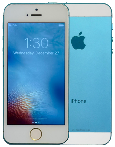 Refurbished Apple iPhone 5 16GB Sky Blue Custom iOS 10.3.4 New Battery